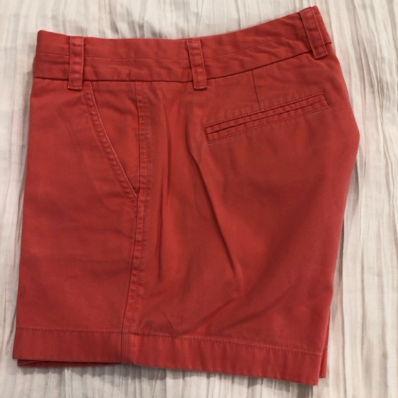 J Crew Chino Shorts in Coral.  Size 0. - Picture 7 of 8
